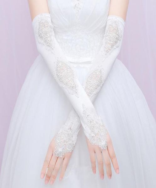 fingerless long wedding gloves lace satin elbow length bridal wedding accessories women formal party gloves long guantes de novia2147280, White
fingerless long wedding gloves lace satin elbow length bridal wedding accessories women formal party gloves long guantes de novia2147280, White