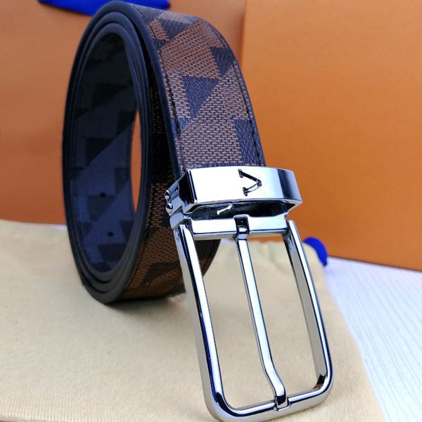 classic needle buckle mens designer belt fashion womens belts double sided dual color genuine leather width 38mm come with box, Black;brown
classic needle buckle mens designer belt fashion womens belts double sided dual color genuine leather width 38mm come with box, Black;brown