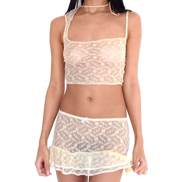 two piece dress chic women 2 piece set mesh sheer crop vintage ruffles mini skirt y2k fairy coquette retro backless camis tank vest 230509, White
two piece dress chic women 2 piece set mesh sheer crop vintage ruffles mini skirt y2k fairy coquette retro backless camis tank vest 230509, White