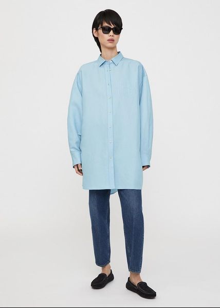 polos totem* spring/summer women blouse shirt cotton light blue full sleeve vintage casual loose minimalism pullover, White
polos totem* spring/summer women blouse shirt cotton light blue full sleeve vintage casual loose minimalism pullover, White