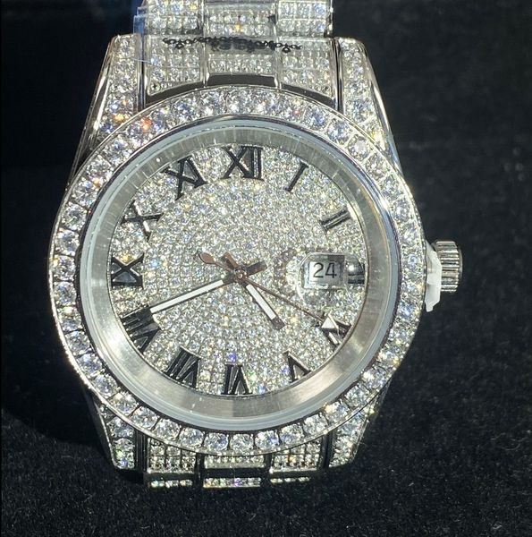 dropshipping high-quality luxury bling hip hop diamond luxury roman calendar aristocratic luxury watches, Slivery;golden
dropshipping high-quality luxury bling hip hop diamond luxury roman calendar aristocratic luxury watches, Slivery;golden