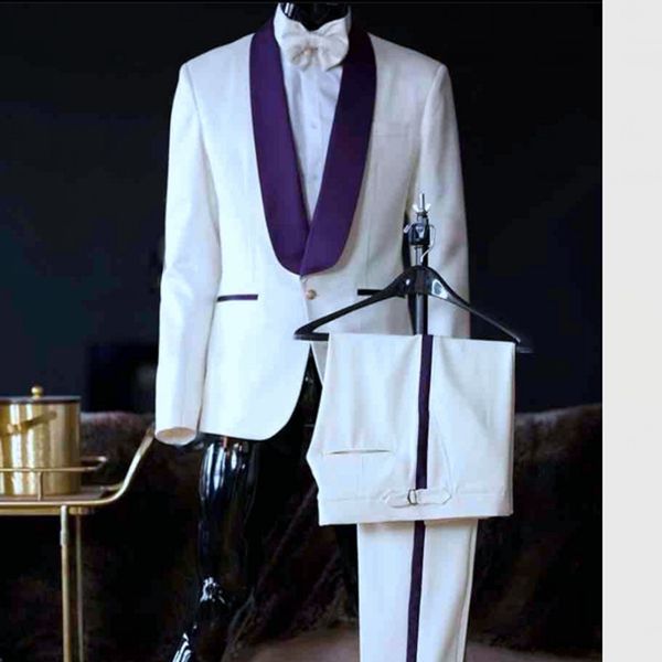 men's suits blazers white groom men suits formal fit slim wedding tuxedos custom made shawl lapel gtoomsmen prom marriage 2 pieces suit, White;black
men's suits blazers white groom men suits formal fit slim wedding tuxedos custom made shawl lapel gtoomsmen prom marriage 2 pieces suit, White;black
