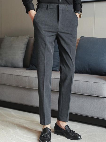 blazers size 2842 spring men's trousers slimfit pencil pants solid color business work professional wear trousers and ninepoint pants, White;black
blazers size 2842 spring men's trousers slimfit pencil pants solid color business work professional wear trousers and ninepoint pants, White;black