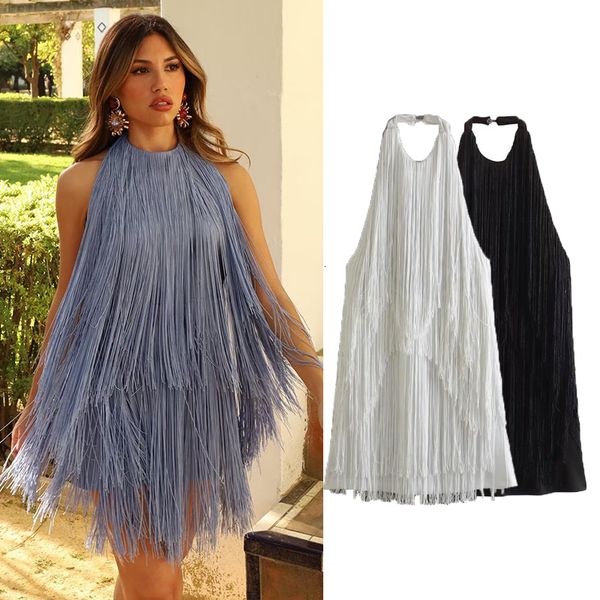 party dresses summer women fashion hanging neck backless tassel decoration womens chic street tribal clothing 230508, White;black
party dresses summer women fashion hanging neck backless tassel decoration womens chic street tribal clothing 230508, White;black