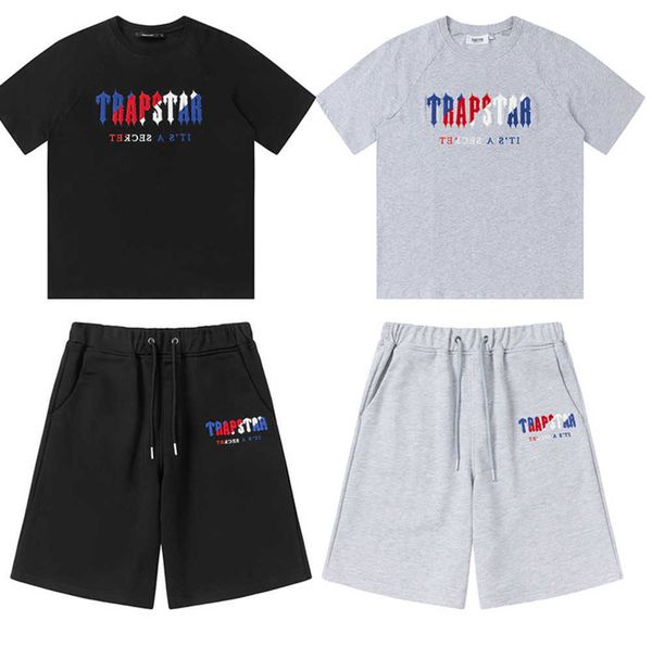 men's t-shirts tracksuits stock trapstar t-shirt embroidery flocking letter men women t shirt set shorts suitmen's0021, Gray
men's t-shirts tracksuits stock trapstar t-shirt embroidery flocking letter men women t shirt set shorts suitmen's0021, Gray