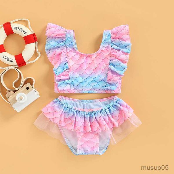two-pieces kids girls summer swimsuit sleeveless backless printed ruffled andmesh panties girls swimwear set, Blue
two-pieces kids girls summer swimsuit sleeveless backless printed ruffled andmesh panties girls swimwear set, Blue