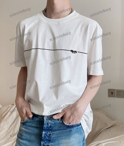xinxinbuy men designer tee t shirt 23ss milan letter print triangle label short sleeve cotton women black white s-xl, Black;brown
xinxinbuy men designer tee t shirt 23ss milan letter print triangle label short sleeve cotton women black white s-xl, Black;brown