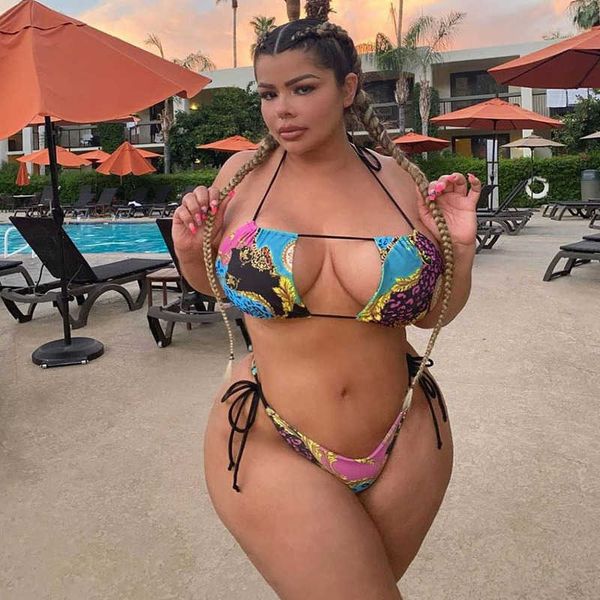 women's plus size swimwear african print style bathing suit plus size swimming comes for women bandeau bikini set string swimwear low w, Black
women's plus size swimwear african print style bathing suit plus size swimming comes for women bandeau bikini set string swimwear low w, Black
