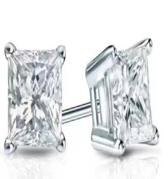 14k white plated gold 4prong princesscut cz diamond stud earrings 150 ct3697346, Golden;silver
14k white plated gold 4prong princesscut cz diamond stud earrings 150 ct3697346, Golden;silver