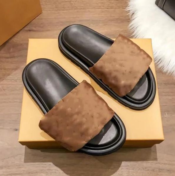 brand man slippers pool pillow flat comfort mule women designer slippers fashion slide size 35-42, Black
brand man slippers pool pillow flat comfort mule women designer slippers fashion slide size 35-42, Black
