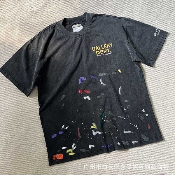 hand painted graffiti feather splash wash short sleeve high street vtg loose casual t-shirt men, Black;white
hand painted graffiti feather splash wash short sleeve high street vtg loose casual t-shirt men, Black;white