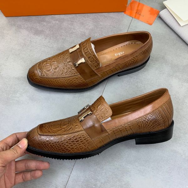 mens genuine leather shoes luxurious crocodile pattern men business designer dress shoes casual social shoe male wedding footwear zapatos ho, Black
mens genuine leather shoes luxurious crocodile pattern men business designer dress shoes casual social shoe male wedding footwear zapatos ho, Black