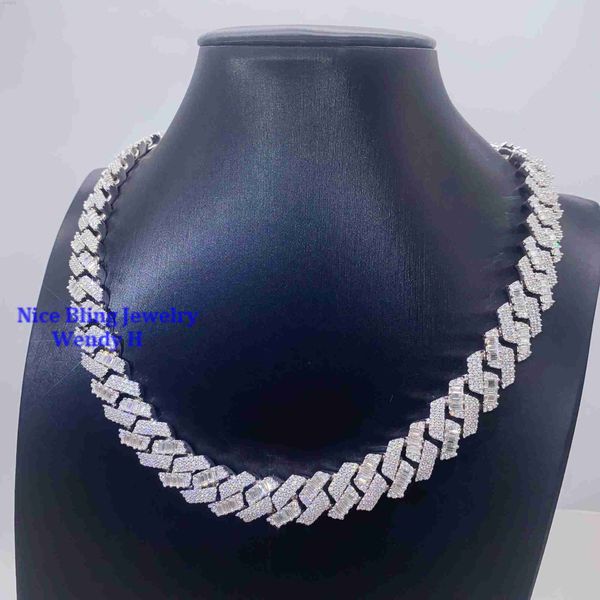 gra certificated 925 sterling silver 15mm iced out hip hop thick heavy vvs moissanite cuban link chain with diamonds
gra certificated 925 sterling silver 15mm iced out hip hop thick heavy vvs moissanite cuban link chain with diamonds