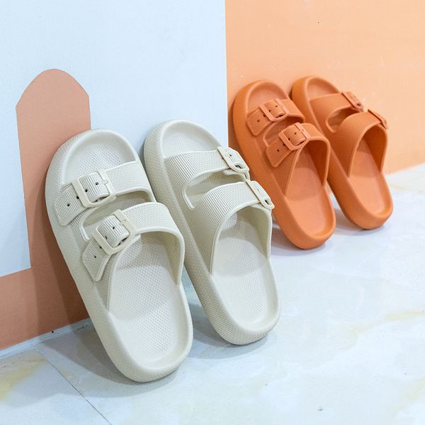 slippers ly women/men beach sandals soft slippers ladies thick bottom eva flip flops buckle light sandalias summer soft shoes slides 230509, Black
slippers ly women/men beach sandals soft slippers ladies thick bottom eva flip flops buckle light sandalias summer soft shoes slides 230509, Black