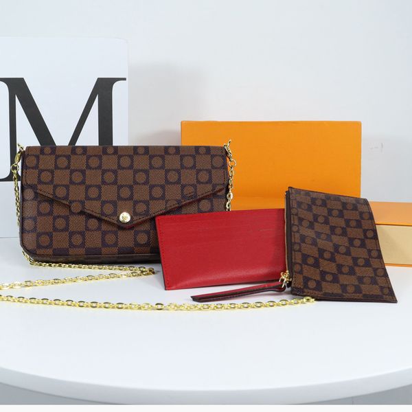set of three pochette women's chain bag wallet messenger bag leather handbag shoulder flower wallet bag 07
set of three pochette women's chain bag wallet messenger bag leather handbag shoulder flower wallet bag 07