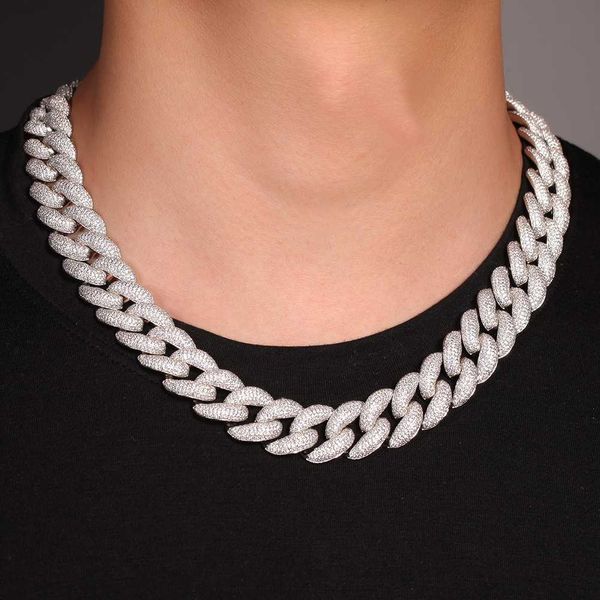 men real brass thick pave cuban link chain hip hop jewelri pvd cuban link chain, Silver
men real brass thick pave cuban link chain hip hop jewelri pvd cuban link chain, Silver