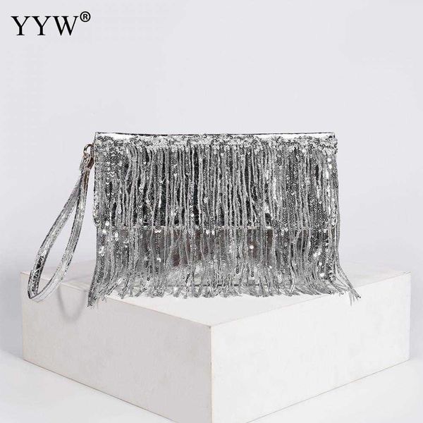 evening bags design luxury handbags silver sequin rhinestone tassel women small wallets chain elegant ladies party clutch purse 230427
evening bags design luxury handbags silver sequin rhinestone tassel women small wallets chain elegant ladies party clutch purse 230427