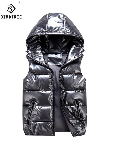 leather winter new gilet hooded women's bright color vest thick warm waterproof cotton padded jacket sleeveless coat female waistcoat, Black
leather winter new gilet hooded women's bright color vest thick warm waterproof cotton padded jacket sleeveless coat female waistcoat, Black