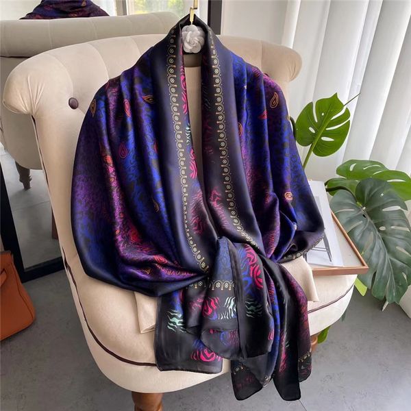 sarongs women silk winter scarf luxury design print lady beach shawl scarves fashion smooth foulard female hijab 230509, Blue;gray
sarongs women silk winter scarf luxury design print lady beach shawl scarves fashion smooth foulard female hijab 230509, Blue;gray
