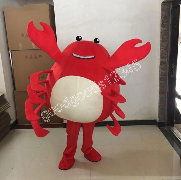 red crab mascot costumes halloween fancy party dress cartoon character carnival xmas easter advertising birthday party costume, Red;yellow
red crab mascot costumes halloween fancy party dress cartoon character carnival xmas easter advertising birthday party costume, Red;yellow