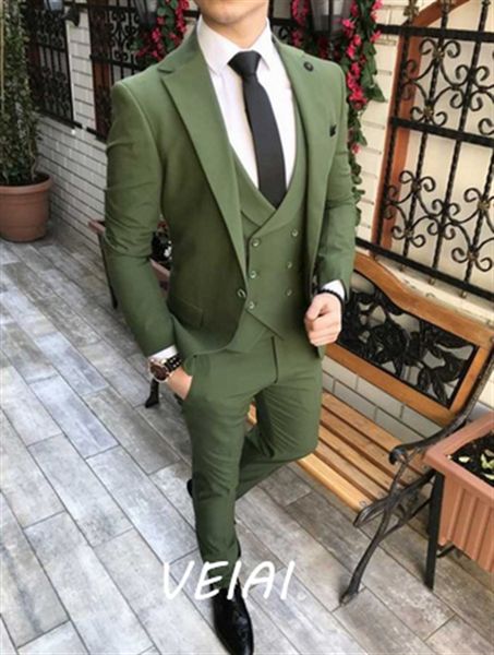 men's suits blazers custom made men suits olive green groom tuxedos notch lapel groomsmen wedding man 3 pieces jacketpantsvesttie 23050, White;black
men's suits blazers custom made men suits olive green groom tuxedos notch lapel groomsmen wedding man 3 pieces jacketpantsvesttie 23050, White;black
