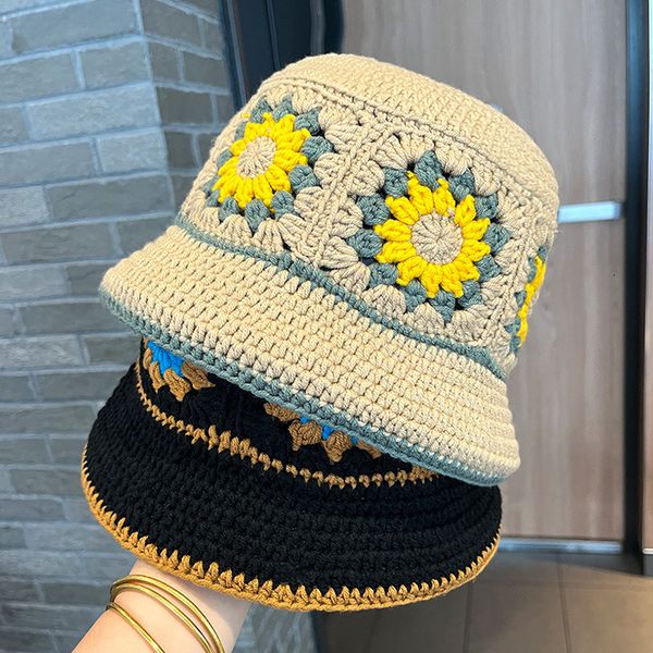 wide brim hats bucket hats y2k pure hand-woven flower hollow knitted fisherman's hat women's autumn and winter outdoor warm bucket, Blue;gray
wide brim hats bucket hats y2k pure hand-woven flower hollow knitted fisherman's hat women's autumn and winter outdoor warm bucket, Blue;gray