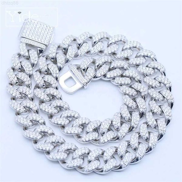 18k gold plated iced out hip hop cz miami cuban chain necklace thick miami cuban link chain hip hop necklace, Silver
18k gold plated iced out hip hop cz miami cuban chain necklace thick miami cuban link chain hip hop necklace, Silver