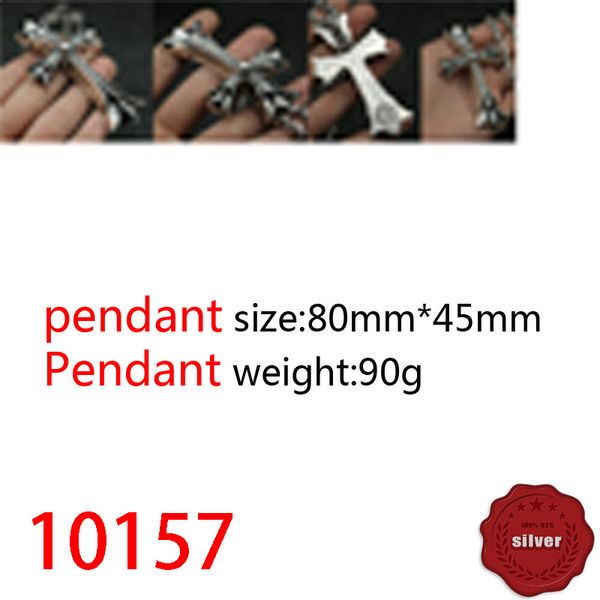 10157 european american pendant jewelry s925 sterling silver fashion personality punk hip-hop personality domineering cross flower letter cl
10157 european american pendant jewelry s925 sterling silver fashion personality punk hip-hop personality domineering cross flower letter cl