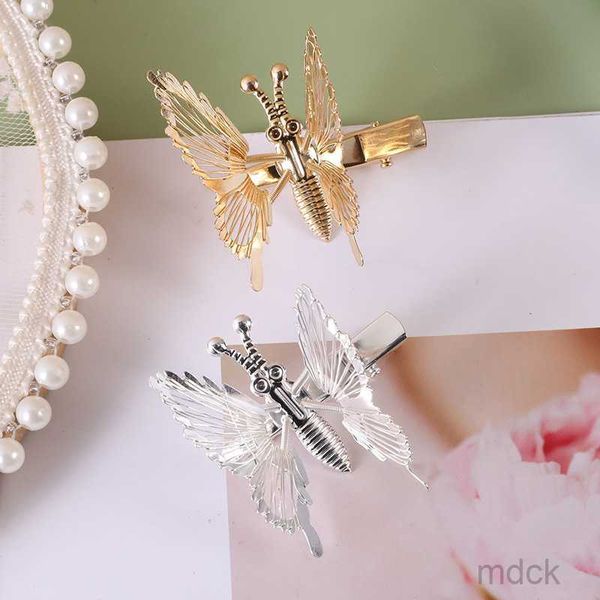 hair clips barrettes new moving butterfly net red hair ornament women's korean edition 3d hollow spring hairpin versatile metal bang ed, Golden;silver
hair clips barrettes new moving butterfly net red hair ornament women's korean edition 3d hollow spring hairpin versatile metal bang ed, Golden;silver