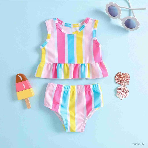 two-pieces girls swimsuit piece rainbow stripe children's swimwear 1-6 girls beachwear bathing suit summer, Blue
two-pieces girls swimsuit piece rainbow stripe children's swimwear 1-6 girls beachwear bathing suit summer, Blue
