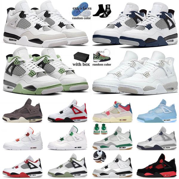 new high mens womens basketball shoes jumpman 4s pine green military black cat sail seafoam white oreo cactus jack university blue infrared
new high mens womens basketball shoes jumpman 4s pine green military black cat sail seafoam white oreo cactus jack university blue infrared