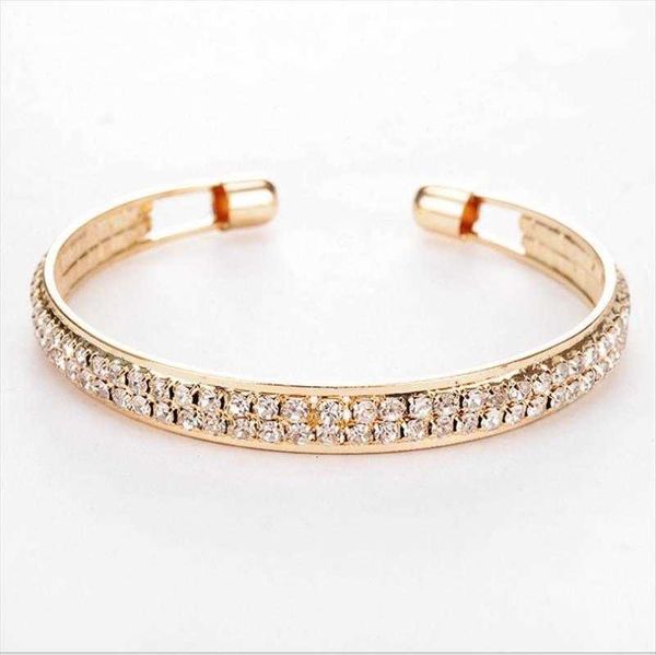 fashion personalized link bracelet street style full diamond claw chain womens open ended multi row, Black
fashion personalized link bracelet street style full diamond claw chain womens open ended multi row, Black