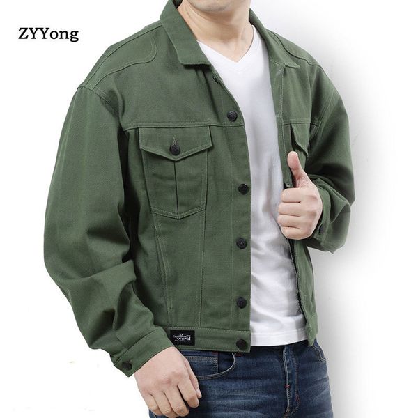 men's jackets bomber green denim jacket men black jean coats cotton turndown collar washed loose casual fashion spring long sleeve clot, Black;brown
men's jackets bomber green denim jacket men black jean coats cotton turndown collar washed loose casual fashion spring long sleeve clot, Black;brown