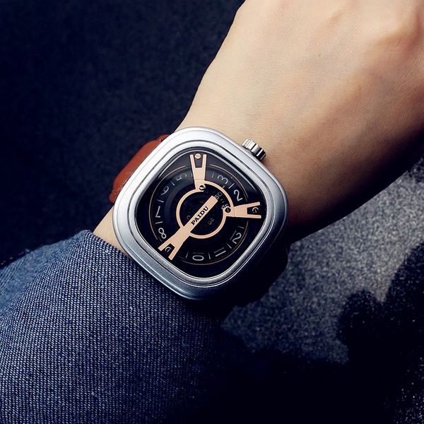 mens watch quartz watches woman datejust rise designer watch rubber band gmt watch for man, Slivery;brown
mens watch quartz watches woman datejust rise designer watch rubber band gmt watch for man, Slivery;brown