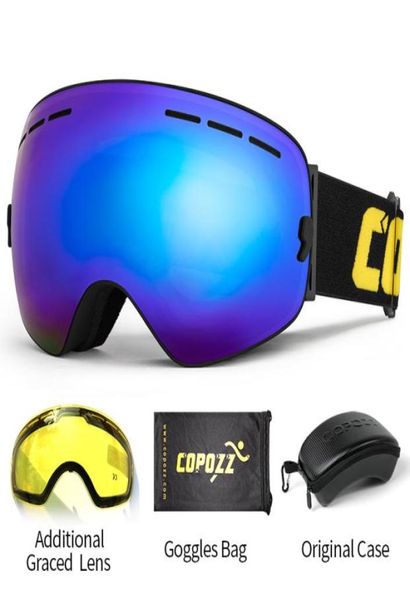 copozz ski goggles with case yellow lens uv400 antifog spherical ski glasses skiing men women snow goggles lens box set5391525
copozz ski goggles with case yellow lens uv400 antifog spherical ski glasses skiing men women snow goggles lens box set5391525