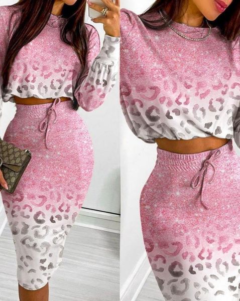 two piece dress sets womens outifits spring fashion leopard print oneck long sleeve crop casual midi drawstring skirt set 230509, White
two piece dress sets womens outifits spring fashion leopard print oneck long sleeve crop casual midi drawstring skirt set 230509, White