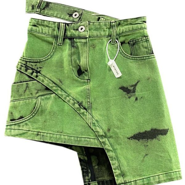 skirts fashion womens personalized double waist design green aline denim skirt asymmetric girl short 230509, Black
skirts fashion womens personalized double waist design green aline denim skirt asymmetric girl short 230509, Black