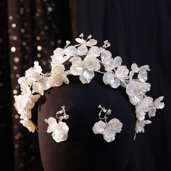 wedding hair jewelry exquisite white shell flower hoop set bride bands headpiece accessories 230508, Slivery;golden
wedding hair jewelry exquisite white shell flower hoop set bride bands headpiece accessories 230508, Slivery;golden
