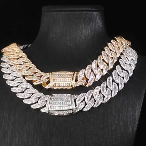 19mm iced out diamond clasp thick miami cuban moissanite 925 silver gold cuban necklace
19mm iced out diamond clasp thick miami cuban moissanite 925 silver gold cuban necklace