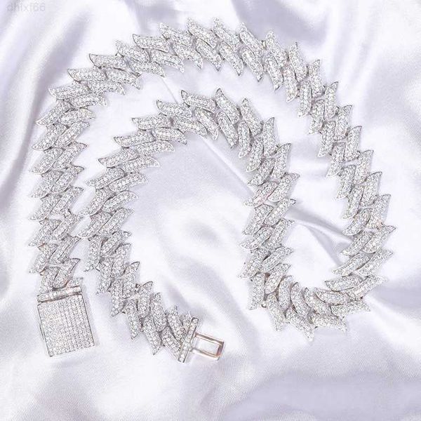 iced out necklace gold plated 925 sterling silver vvs round moissanite spiked shape cuban link chain for hip hop jewelry
iced out necklace gold plated 925 sterling silver vvs round moissanite spiked shape cuban link chain for hip hop jewelry