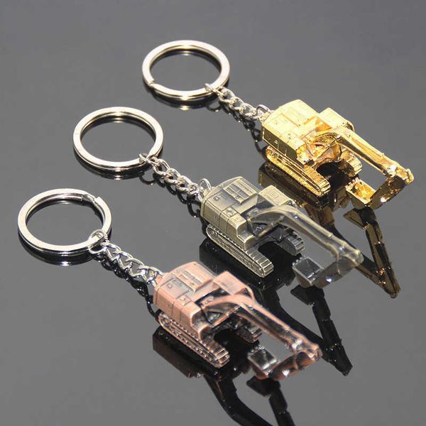 keychains creative alloy 3d threedimensional excavator keychain pendant accessory gift car accessories trendy charm for girls j230426, Silver
keychains creative alloy 3d threedimensional excavator keychain pendant accessory gift car accessories trendy charm for girls j230426, Silver