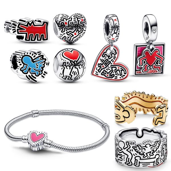 designer bracelet charms 925 sterling silver jewelry hollow man pendant heart bead pop shop fit original pandora women ring love gift, Golden;silver
designer bracelet charms 925 sterling silver jewelry hollow man pendant heart bead pop shop fit original pandora women ring love gift, Golden;silver