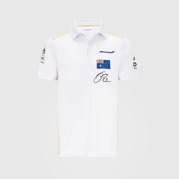 2023 fashion f1 men's polo formula one team the mclaren ricardo casual summer short sleeve, White;black
2023 fashion f1 men's polo formula one team the mclaren ricardo casual summer short sleeve, White;black