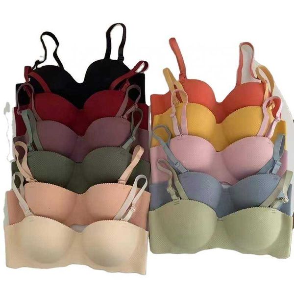 women's bra factory wholesale breathable soft wire padded push up one piece girls seamless, Red;black
women's bra factory wholesale breathable soft wire padded push up one piece girls seamless, Red;black