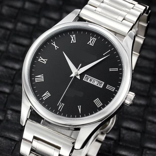 watch quartz mens watches 42mm silver wristband waterproof all stainless steel wristband fashion designer wristwatch long5, Slivery;brown
watch quartz mens watches 42mm silver wristband waterproof all stainless steel wristband fashion designer wristwatch long5, Slivery;brown