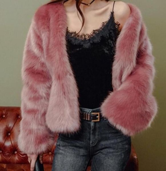 2020 winter new faux fur coat female fox fur short long sleeves size xs to 2xl 8956666, White
2020 winter new faux fur coat female fox fur short long sleeves size xs to 2xl 8956666, White