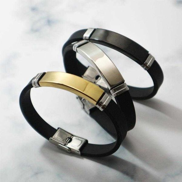ornament wholesale stainless steel silicone sports bracelet glossy diy titanium mens hip hop jewelry, Golden;silver
ornament wholesale stainless steel silicone sports bracelet glossy diy titanium mens hip hop jewelry, Golden;silver