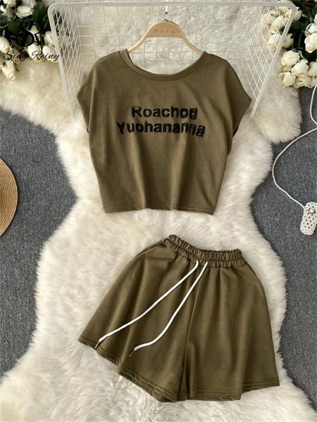 dress singreiny summer casual sporty suits women short sleeve oneck tshirt+wide leg short pants set 2023 streetwear two pieces sets, White
dress singreiny summer casual sporty suits women short sleeve oneck tshirt+wide leg short pants set 2023 streetwear two pieces sets, White
