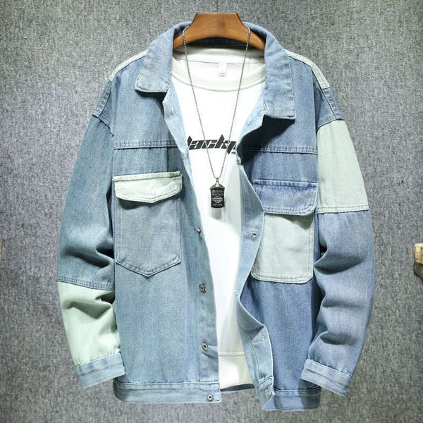 men's jackets men blue denim jackets regular jean jackets patchwork coats men cotton black denim coats spring autumn outerwear casual c, Black;brown
men's jackets men blue denim jackets regular jean jackets patchwork coats men cotton black denim coats spring autumn outerwear casual c, Black;brown