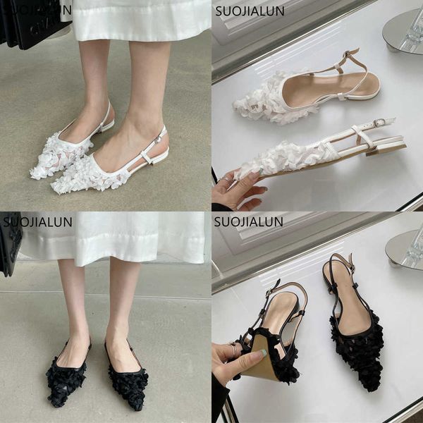 sandals fashion flower lace women sandal shallow slip on slingback flats ballet shoes flat heel casual dress mules 230316, Black
sandals fashion flower lace women sandal shallow slip on slingback flats ballet shoes flat heel casual dress mules 230316, Black